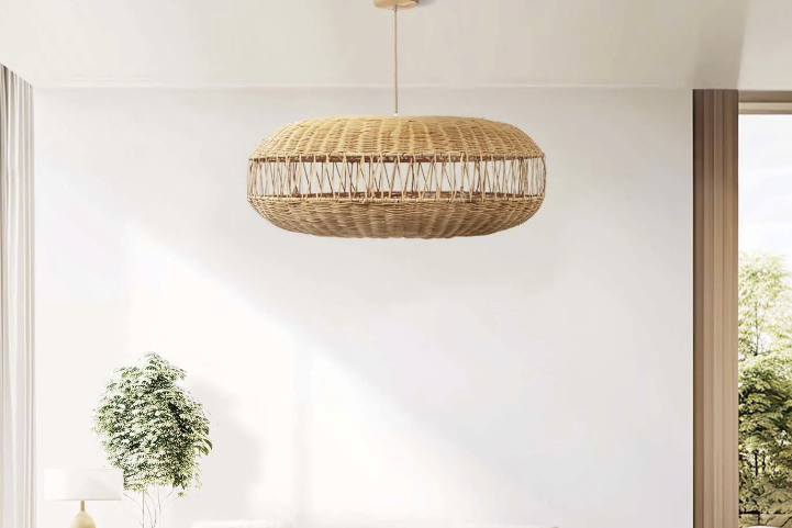 Enhance Your Home Decor with a Stunning Wicker Light Pendant